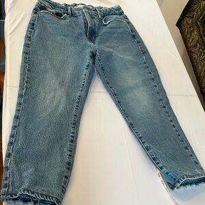 Good American Blue Ankle & Cropped Jeans